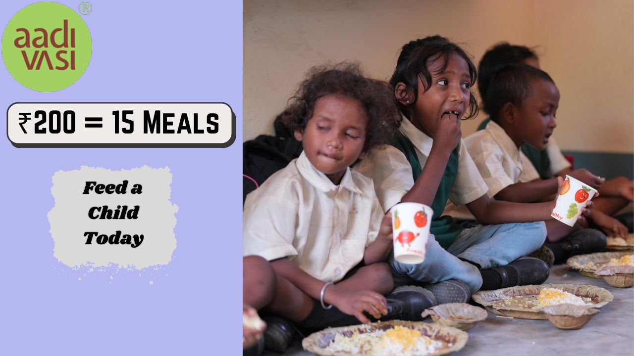 The Power of ₹200: How Your Contribution Feeds 15 Tribal Schoolchildren