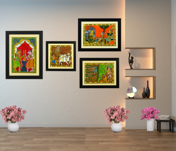 Traditional Telugu tribal arts and products form from Telangana