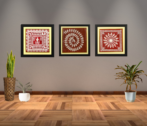 The ancient tribal painting style of Maharashtra