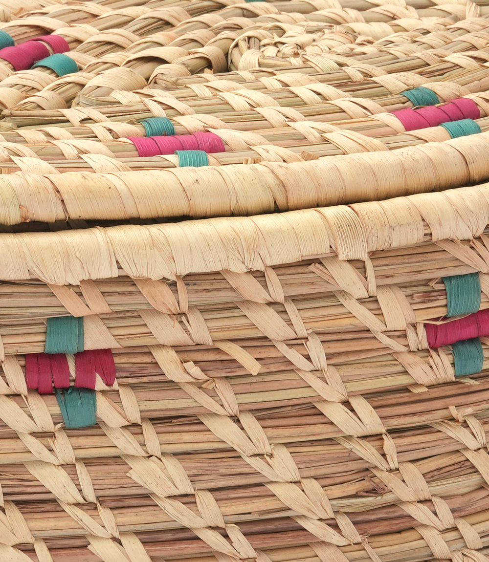 Sabai grass hexagoan shape box : Handcrafted by Tribes of Jharkhand