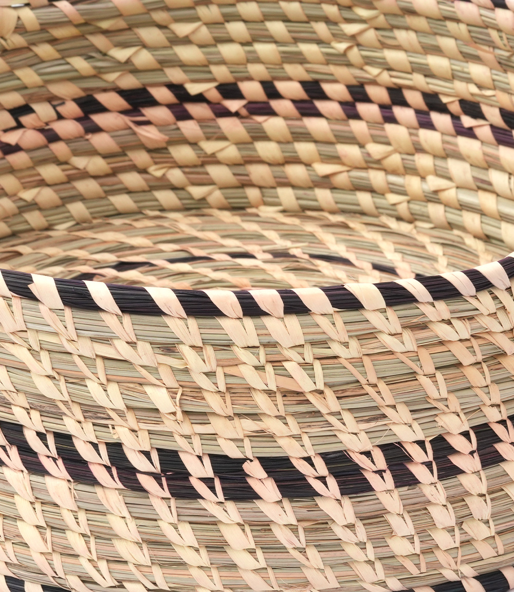 Sabai grass Flower Basket Handcrafted by Tribes of Jharkhand