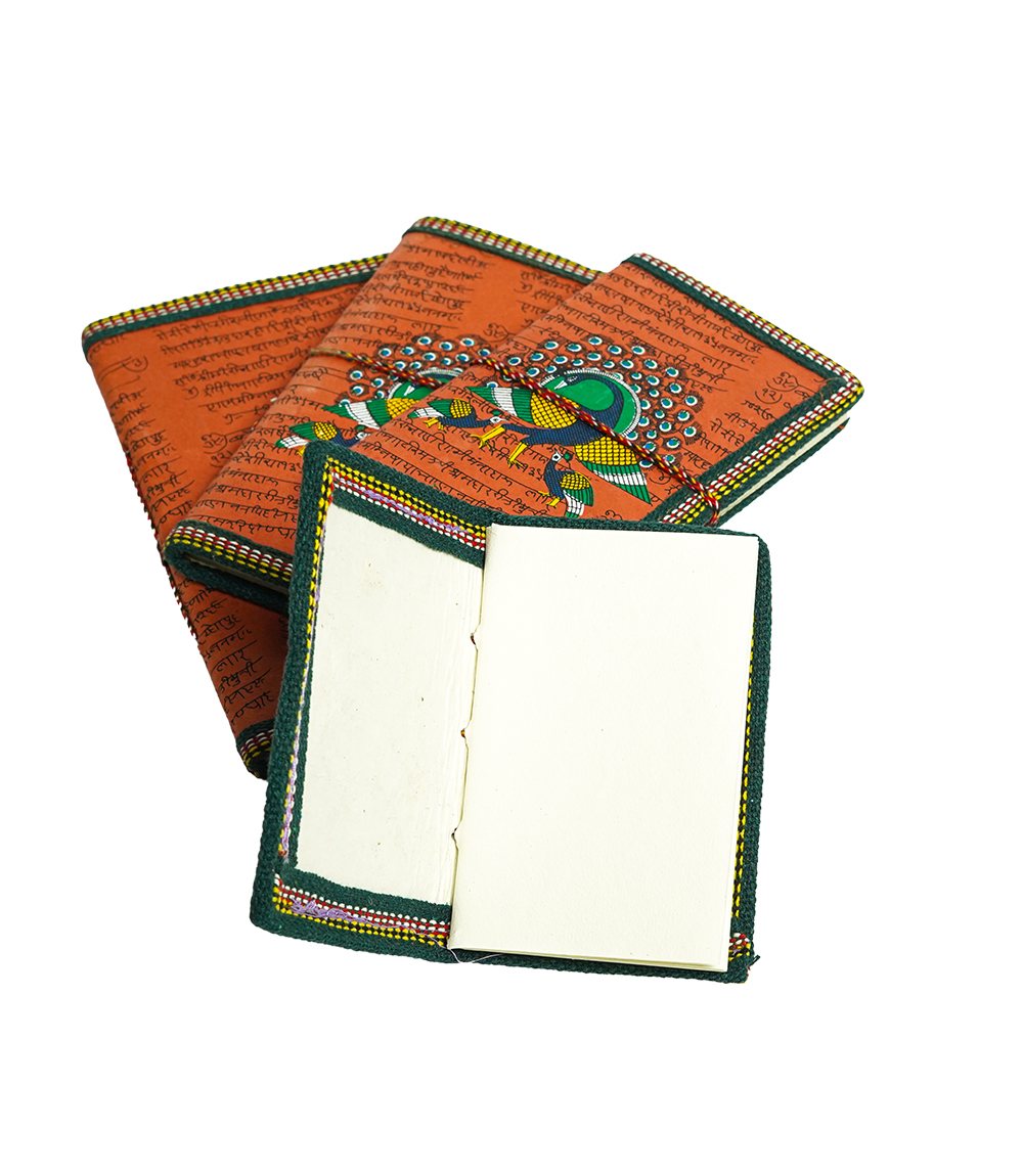 Handmade Diary Set - 7 ( Set of 4) Made by the Tribes of Rajasthan 
