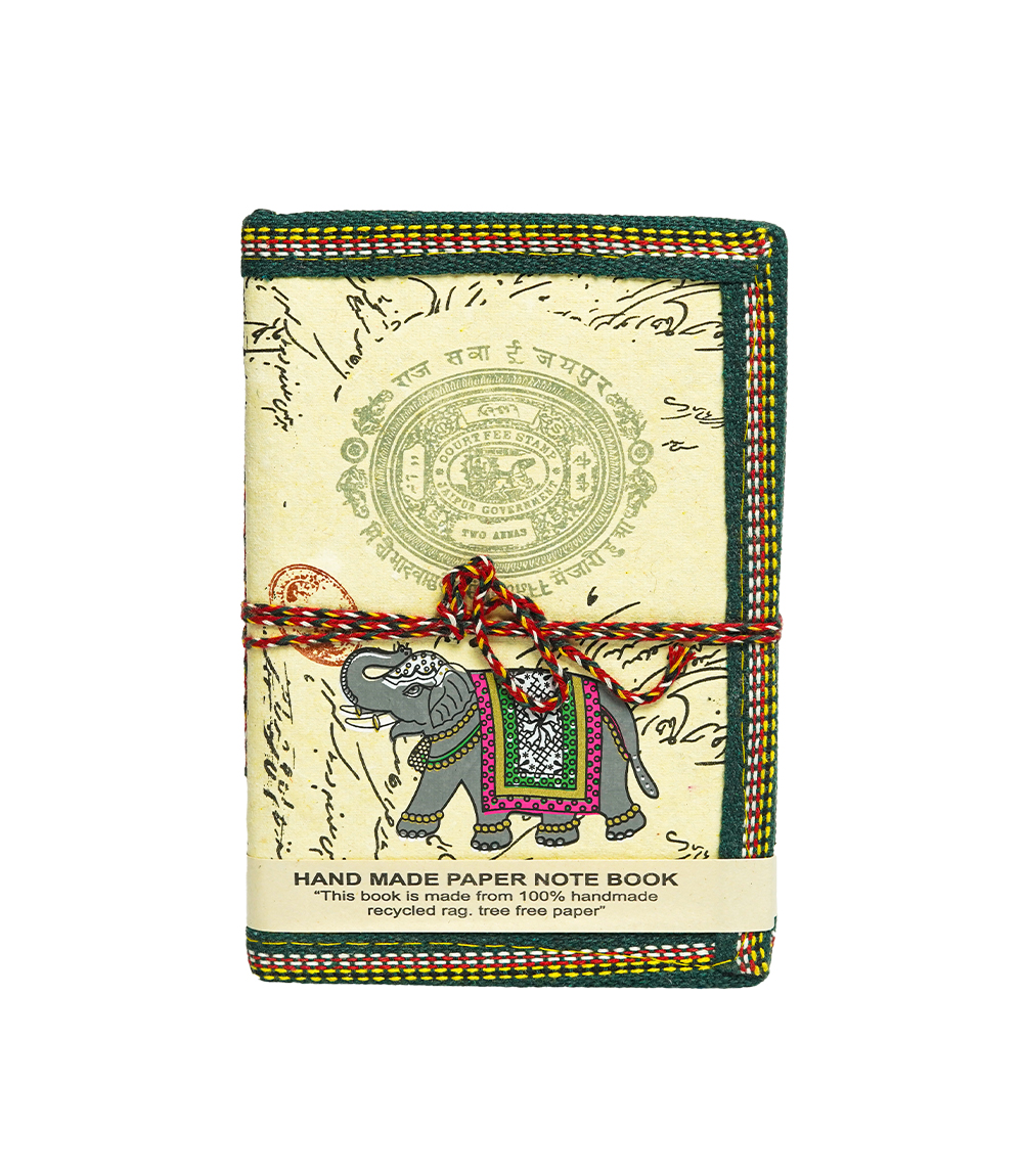 Handmade Elephant Diary Made by the Tribes of Rajasthan 