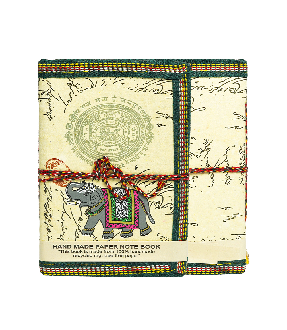 Handmade Elephant Diary Made by the Tribes of Rajasthan 