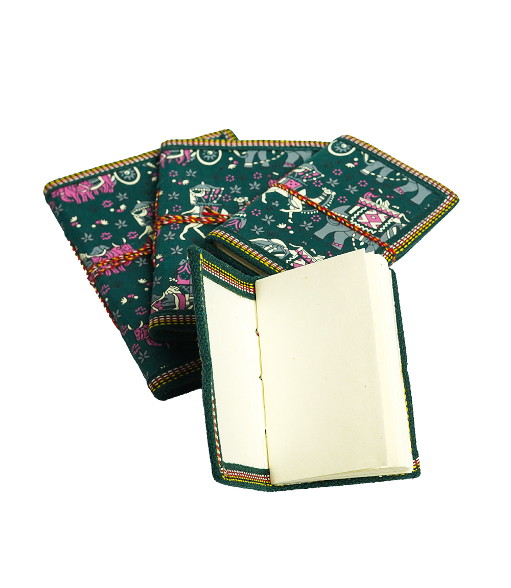 Handmade Diary Set For Gifts From Rajasthan-( Set of Four)