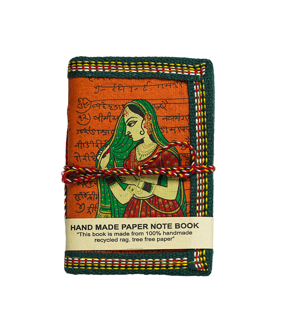 Handmade Women Print Diary Made by the Tribes of Rajasthan 