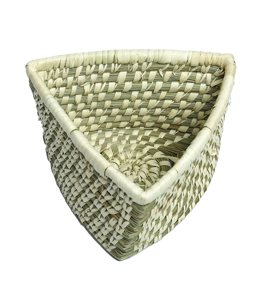 Sabai Triangular Box: Handcrafted by Tribes of Jharkhand