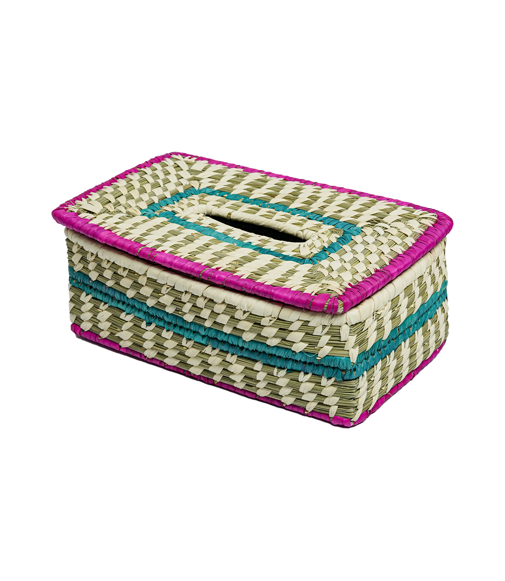 Sabai Tissue Box: Handcrafted by Tribes of Jharkhand