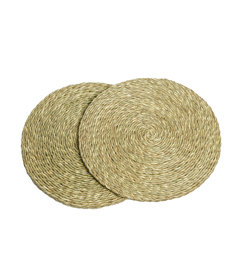 Sabai Dining Table Mat Set of Two - (Natural)