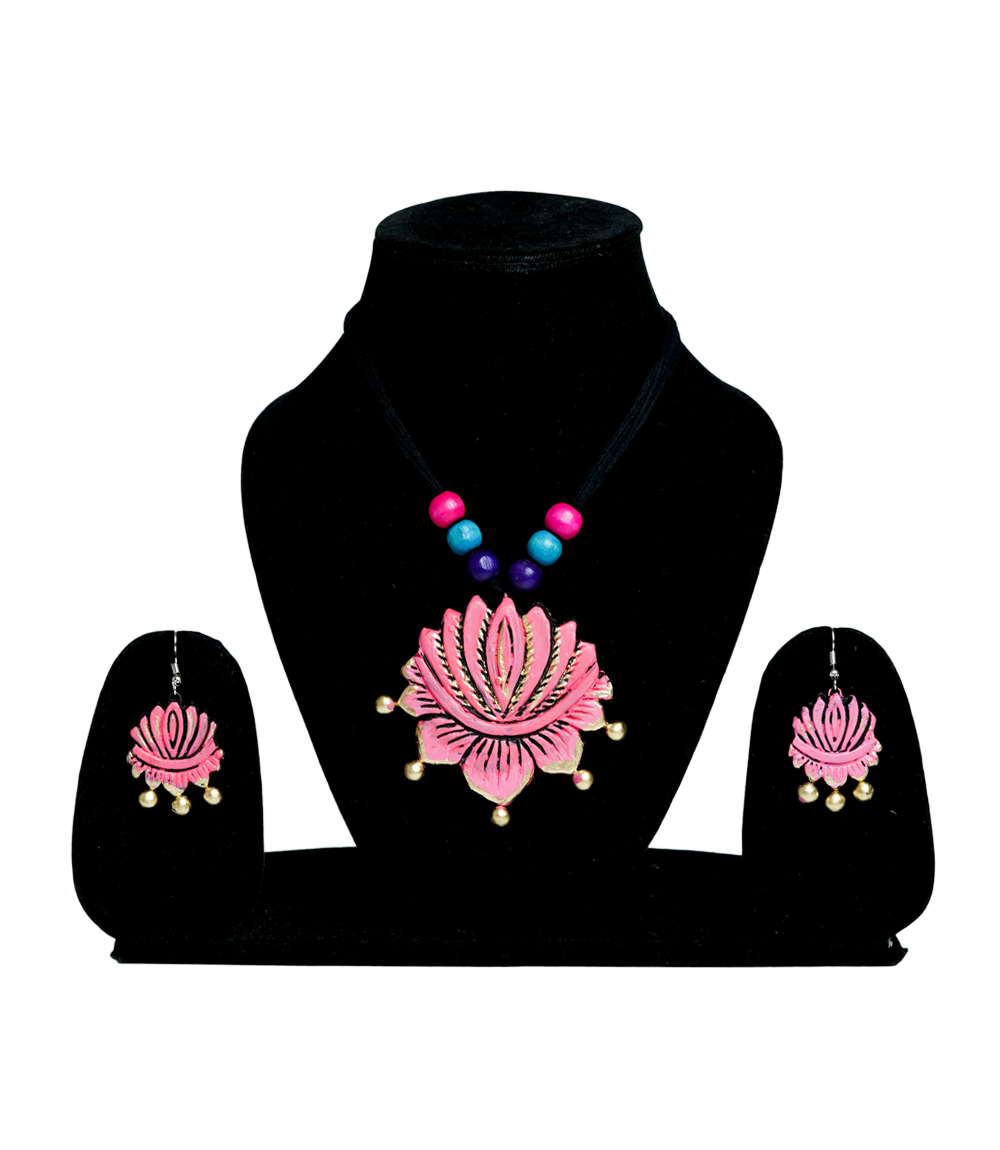 Terracotta Lotus Design- Made by Tribes of Jharkhand