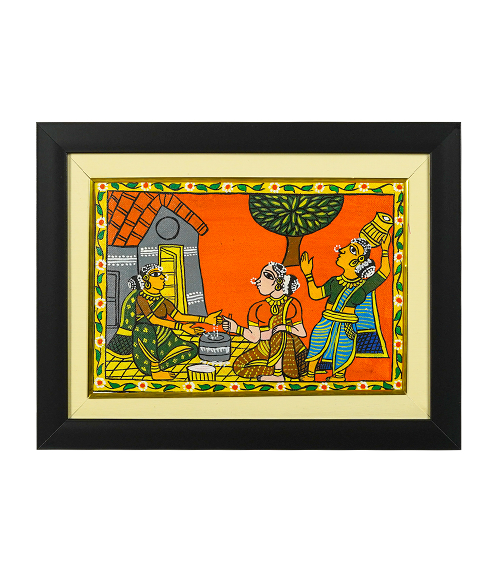Handpainted Cherial Art Wall Frame