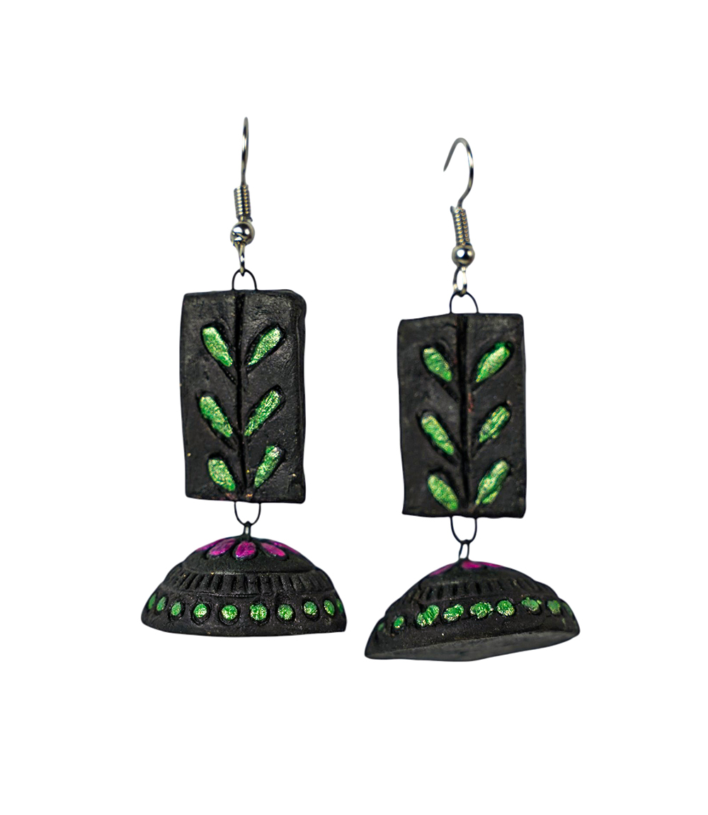 Ethnic Handmade Terracotta Earrings