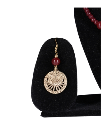 Handcrafted Dokra Necklace Set (Circular Pendants) - Tribal Artistry from Jharkhand