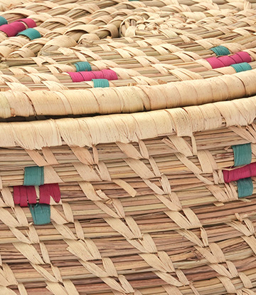 Sabai grass hexagoan shape box : Handcrafted by Tribes of Jharkhand
