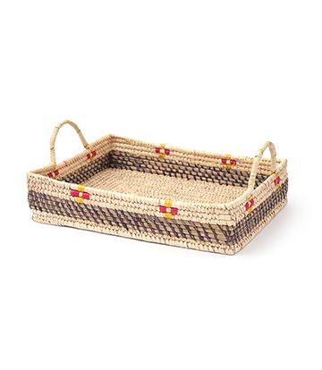 Sabai grass basket rectangular shpae : Handcrafted by Tribes of Jharkhand