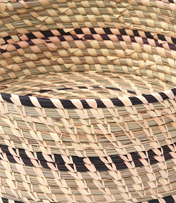 Sabai grass Flower Basket Handcrafted by Tribes of Jharkhand
