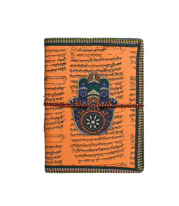 Handmade Diary Set - A Palm-Shaped (Set of 4) Made by the Tribes of Rajasthan 