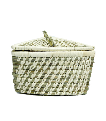 Sabai Triangular Box: Handcrafted by Tribes of Jharkhand