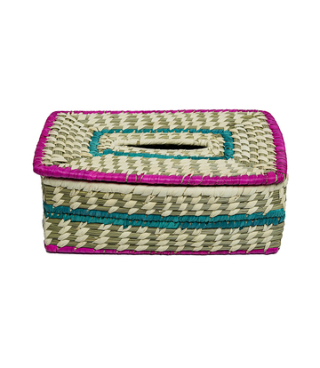 Sabai Tissue Box: Handcrafted by Tribes of Jharkhand