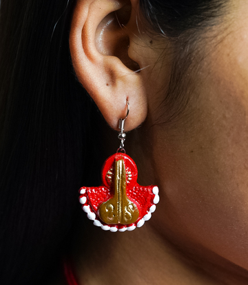 Terracotta Necklace Swan Design - Made by tribes of Jharkhand