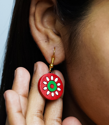 Terracotta Necklace and Earring Set- made by tribes of Jharkhand