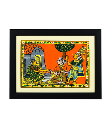 Handpainted Cherial Art Wall Frame