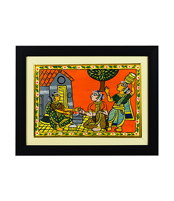 Handpainted Cherial Art Wall Frame