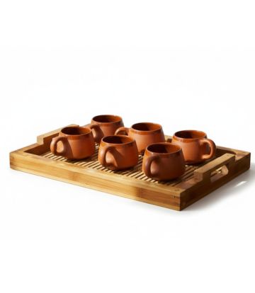 Terracotta Tea cup set of six