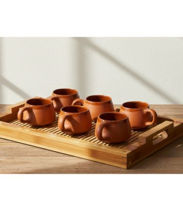 Terracotta Tea cup set of six
