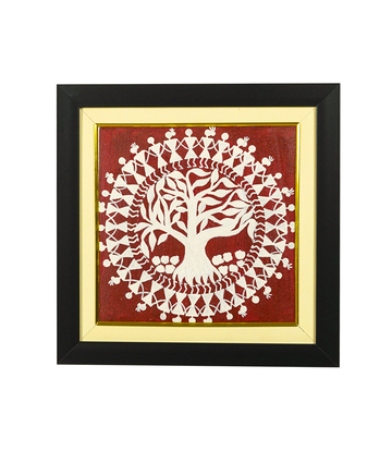 Handmade Warli Painting Frame