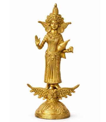 Dokra Laxmi idol statue made by tribes of jharkhand