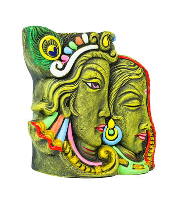 Radha-Krishna Dual Face Pen Stand