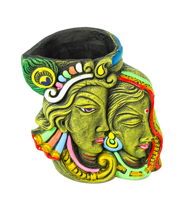 Radha-Krishna Dual Face Pen Stand