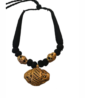 Dokra Jewellery Set (Dholak design) - By Tribes of Jharkhand